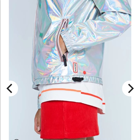 Hunter Silver Iridescent Women's Jacket - Picture 5 of 10
